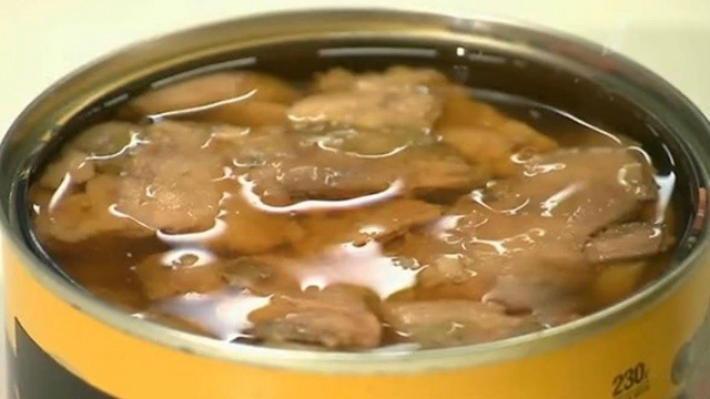 Как выглядят консервы морепродуктов